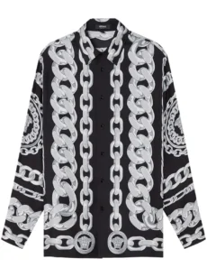 Versace Medusa Chain Silk Shirt