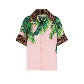 Dolce & Gabbana Palm Print Shirt