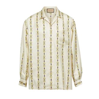 Gucci Horsebit Silk Shirt