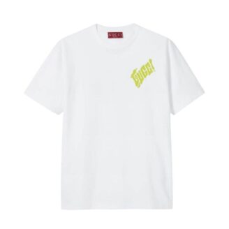 Gucci Logo Cotton Jersey T-Shirt