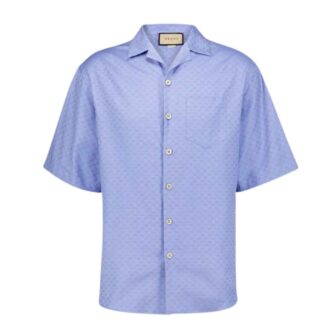 Gucci Mini GG Motif Cotton T-Shirt