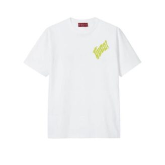 Gucci Logo Cotton Jersey T-Shirt