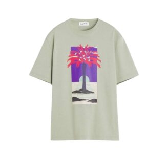Lanvin Palm Tree Graphic T-Shirt