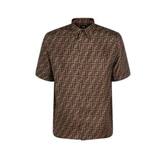 Fendi FF Motif Silk Shirt