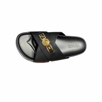 Versace Medusa Biggie Leather Slides