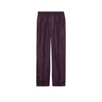 Gucci Printed Panama Silk Trousers