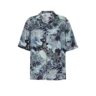Off-White Multi-Graphic Camp Collar Shirt
