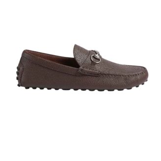 Gucci Bjorn Leather Driving Loafers