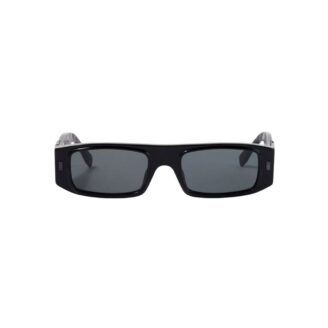 Fendi Match Rectangular Acetate Sunglasses