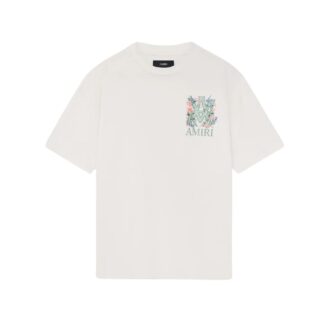 AMIRI Floral MA Logo Cotton T-Shirt