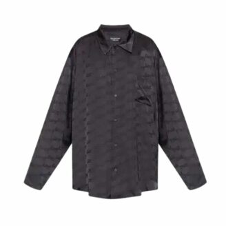 Balenciaga Logomania All Over Minimal Shirt