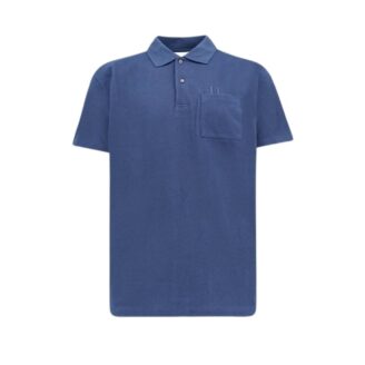 Dior Embroidered Logo Pocket Cotton Polo Shirt